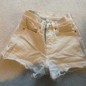 Khaki Old Navy Sky High A-Line Shorts